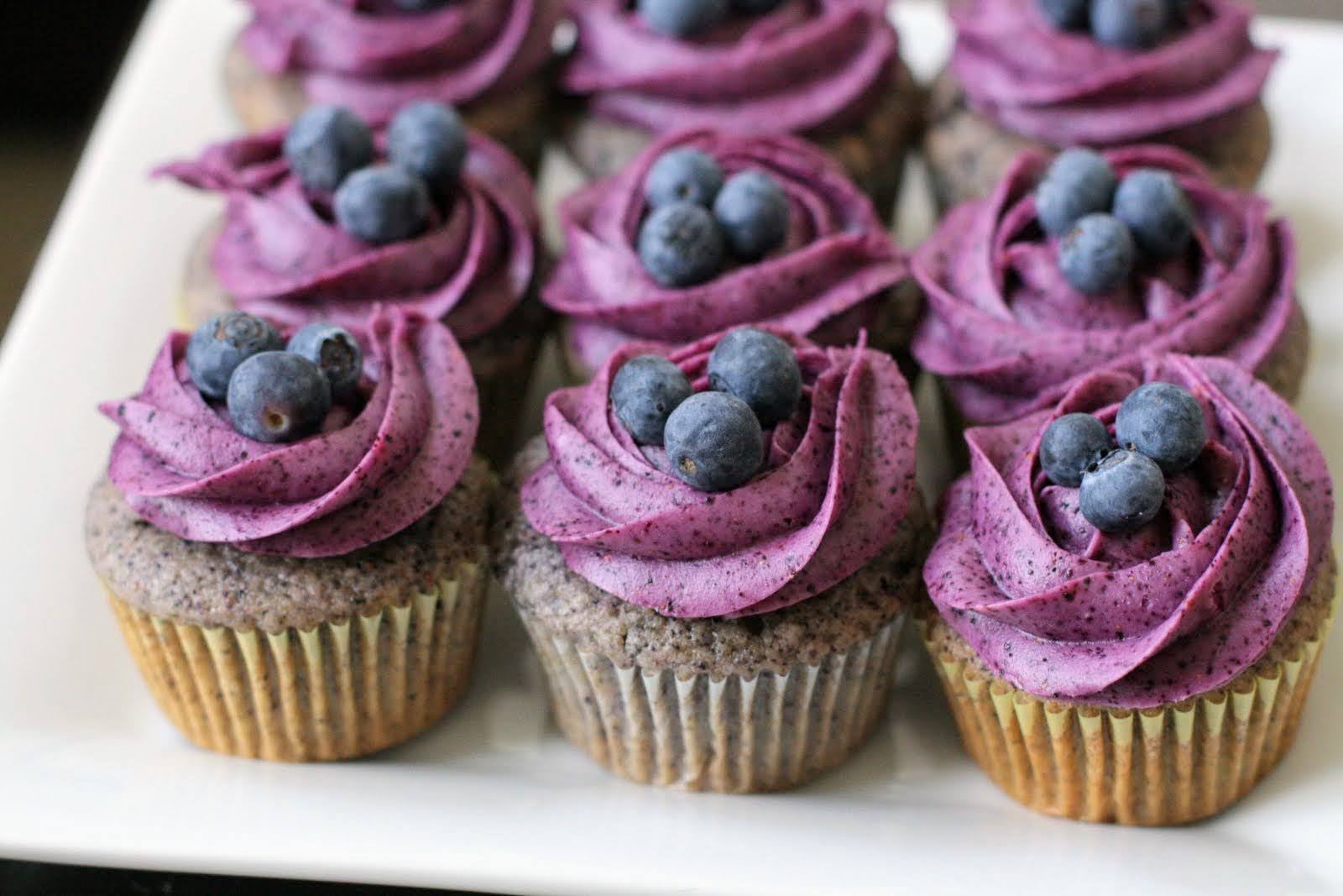 Bluebery Cupcakes